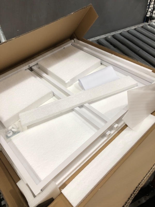 Photo 1 of Leopard Outdoor Products Folding Computer Desk for Small Spaces, No-Assembly Space-Saving Home Office Desk, Foldable Computer Table, Laptop Table, Writing Desk, Compact Study Reading Table (White)1026606119
