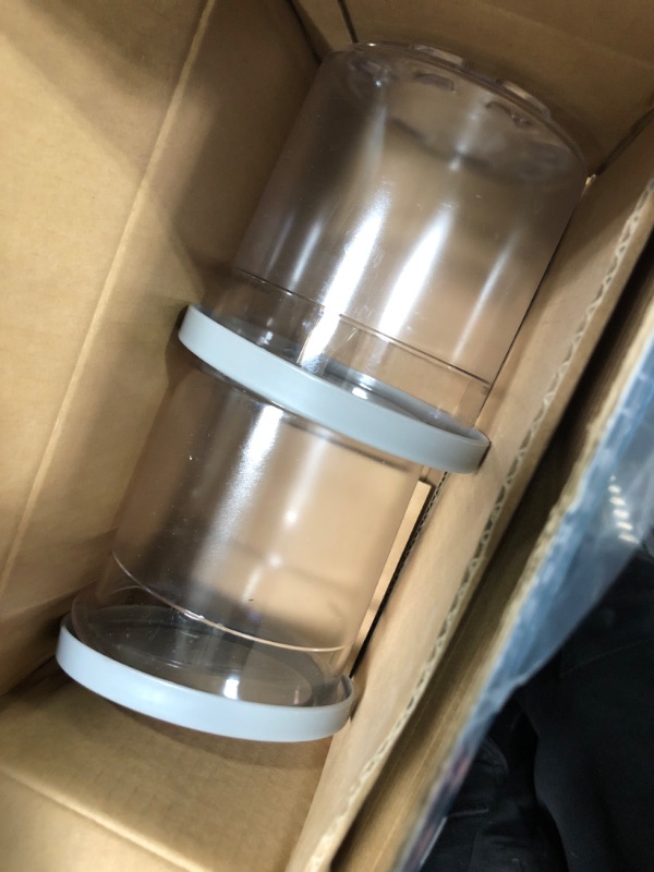 Photo 4 of ****NON REFUNDABLE NO RETURNS SOLD AS IS**PARTS ONLY**Ninja NC301 CREAMi Ice Cream Maker, for Gelato, Mix-ins, Milkshakes, Sorbet, Smoothie Bowls & More, 7 One-Touch Programs, with (2) Pint Containers & Lids, Compact Size, Perfect for Kids, Silver 7 Funct