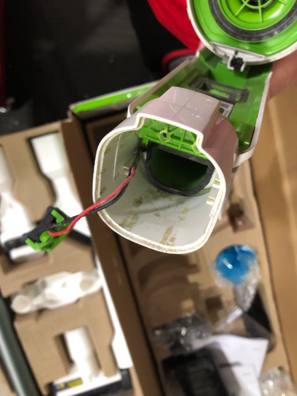 Photo 8 of ***HEAVILY USED/DIRTY - DAMAGED - SEE PICTURES - POWERS ON - UNABLE TO TEST FURTHER - LIKELY MISSING PARTS***
Greenworks 24V Brushless Cordless Stick Vacuum, Lightweight, Handheld, Pet, Anti-Allergen HEPA Filtration, Hard Floor, Carpet, Car, 4Ah Battery, 