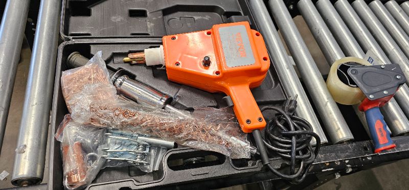 Photo 5 of ***SEE NOTES*** 
VEVOR Stud Welder Kit, 5500 Stud Welder Dent Repair Kit, 800VA Spot Welder Stud, 110V Welder Stud Kit, Stud Gun Dent Puller Kit with Complete Accessories, Dent Welder Repair for Auto Body Repairing