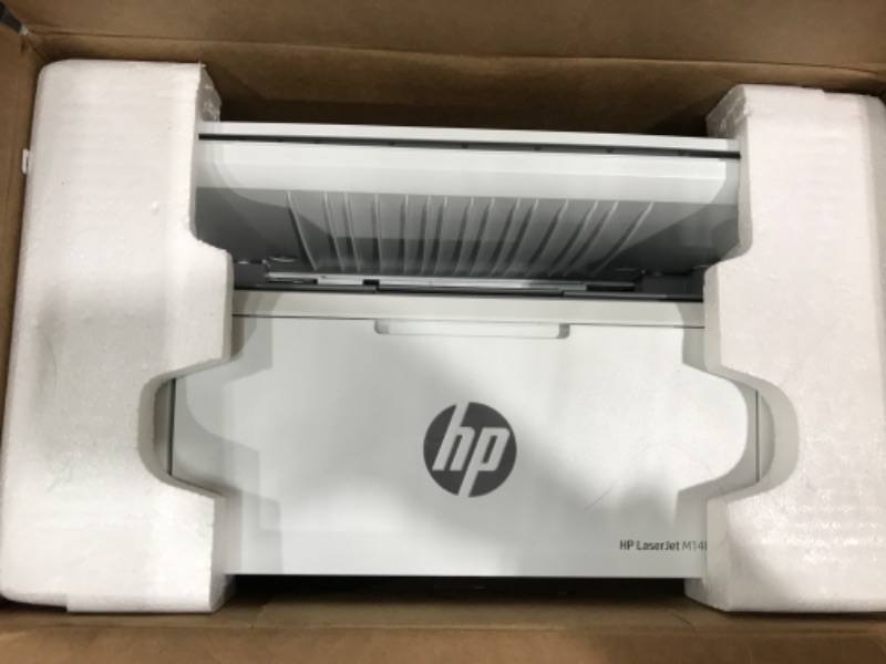 Photo 2 of HP LaserJet MFP M140w Wireless Black and White All-in-One Printer (7MD72F), White New Version: M140w