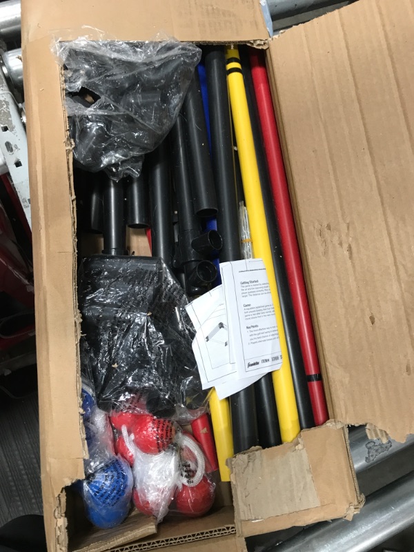 Photo 1 of Franklin Sports Ladder Ball Set — Includes 2 Ladder Ball Targets with Weighted Bases and 6 Bolas — Ladder Golf Toss Outdoor Game For Beach or Backyard Fun — Professional, American, and Family Set Options Starter