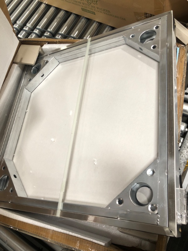 Photo 1 of Metal table with metal legs