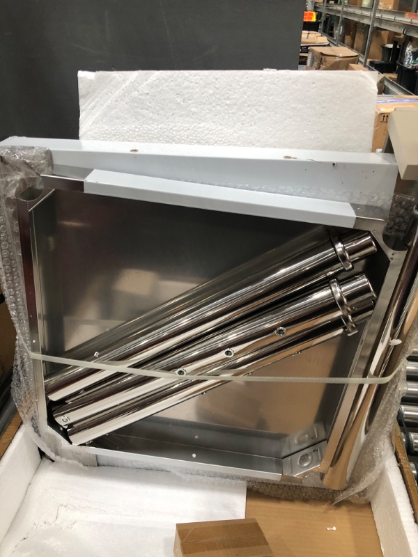 Photo 1 of Metal table with metal legs