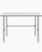 Photo 1 of Metal table with metal legs