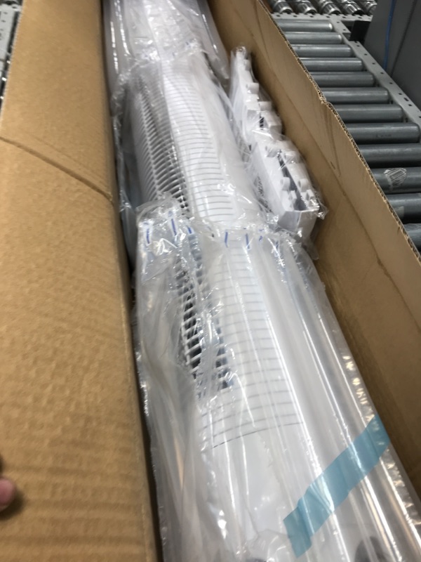 Photo 1 of **READ NOTES**PROUS Tower Fan for home bedroom, 42 Inch 60° Oscillating fan Quiet 35dB with Remote, Floor Fan with 24H Timer, Large LED Display, Bladeless Fan, 21ft/s 3 Speeds 3 Modes