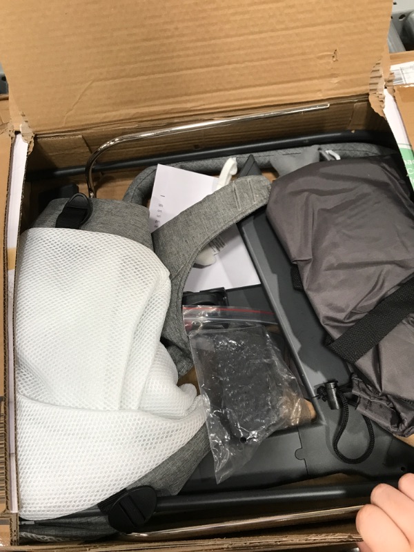Photo 1 of ***USED - LIKELY MISSING PARTS - UNABLE TO VERIFY FUNCTIONALITY***
Baby Delight Alpine Deluxe Portable Bouncer | Infant | 0 – 6 months | Charcoal Tweed