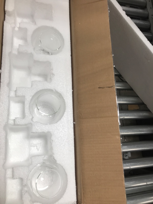 Photo 1 of 3-Pack Clear Glass Shade for Light Fixtures, Cylinder Glass Lamp Shade Covers Replacements