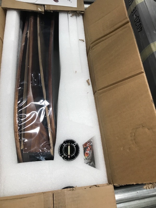 Photo 1 of BOOSANT 60" Ceiling Fans Without Light, Solid Wood Ceiling Fan with Remote Control and Quiet DC Motor, Ceiling Fan no Light 3 Blades, Outdoor Ceiling Fans for Patios without Lights, Living Room, Bedroom, Porch, ETL Listed- Deep Walnut 60 INCH Deep Walnut