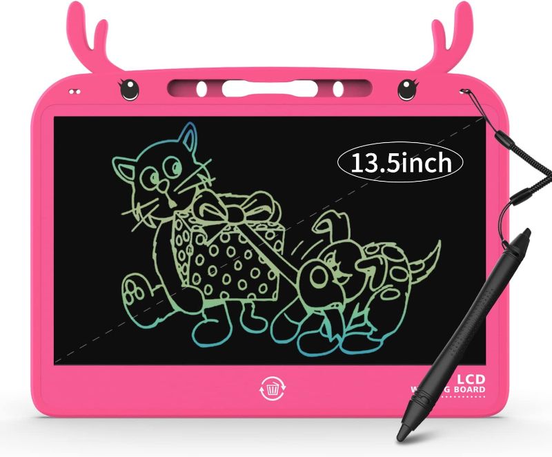 Photo 1 of B.ANGEL Toys For 3 4 5 6 7 Year Old Girls Boys, LCD Writing Tablet 13.5 Inch Doodle Board, Colorful Drawing Board For Kids, Learning Educational Toys, Birthday Gift For Toddlers
