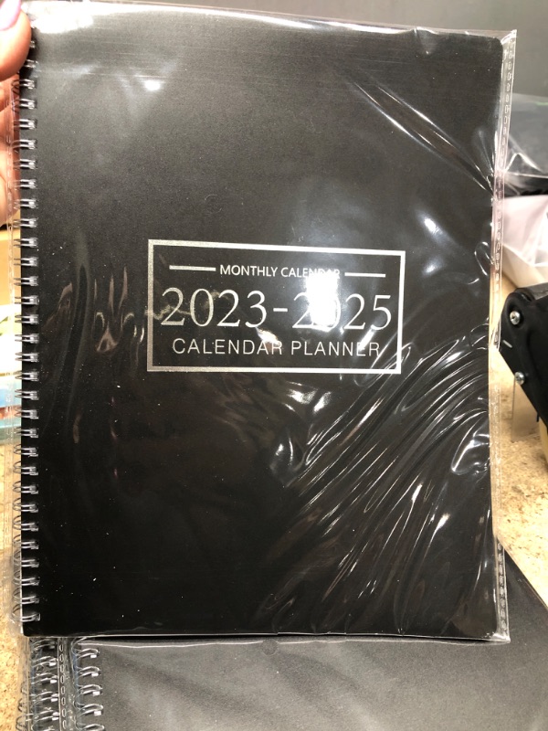 Photo 1 of Monthly Planner July 2023 - June 2025 Office Calendar Planner - 9×11 Inch Teacher Planner Hard PVC Cover with Spiral Bound