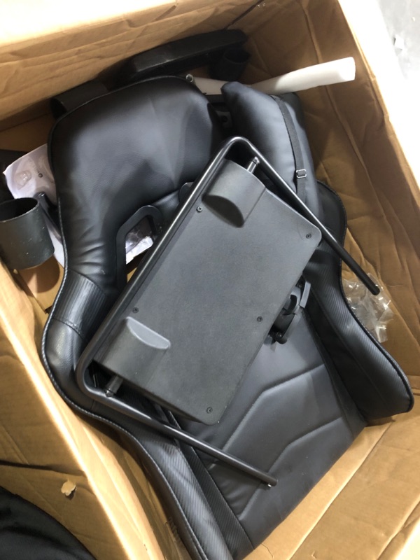 Photo 5 of ***NONREFUNDABLE - NOT FUNCTIONAL - FOR PARTS ONLY - SEE COMMENTS***
Black Gaming Chair with Footrest Office Desk Chair Ergonomic 