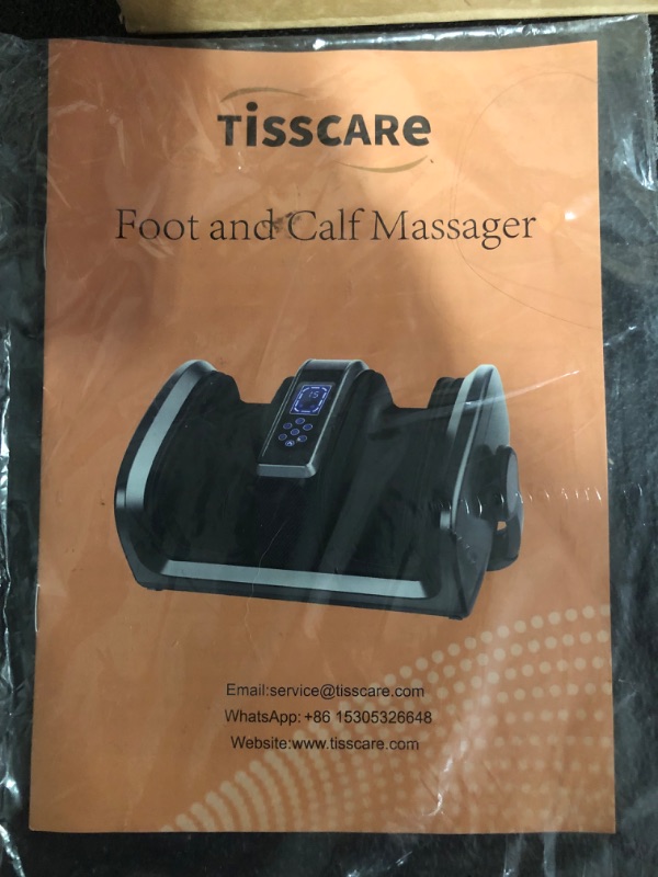 Photo 5 of ***MISSING REMOTE***
TISSCARE Foot Massager for Circulation and Pain Relief, 2023 Upgrade Shiatsu Foot Massger Machine with Heat and Air Bags, Feet Massage for Neuropathy Plantar Fasciities Relief, Suit for Foot, Calf Darkgray