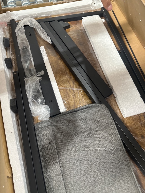 Photo 1 of YSSOA 40/47 Inch Computer, Modern Simple Style Home Office, Study Student Writing, Vintage Wooden Desk, 40 Inch, Brown Brown 40 Inch