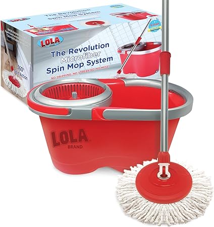 Photo 1 of **NON-REFUNDABLE**NO RETURNS**PARTS ONLY*** 
****BY BIDDING ON THIS ITEM, YOU UNDERSTAND THAT THIS SALE IS FINAL AND ITEM CANNOT BE RETURNED***

**READ**The Revolution Microfiber Spin Mop System | Hardwood, Tile, Marble, and Laminate Floor Cleaner | Wet a