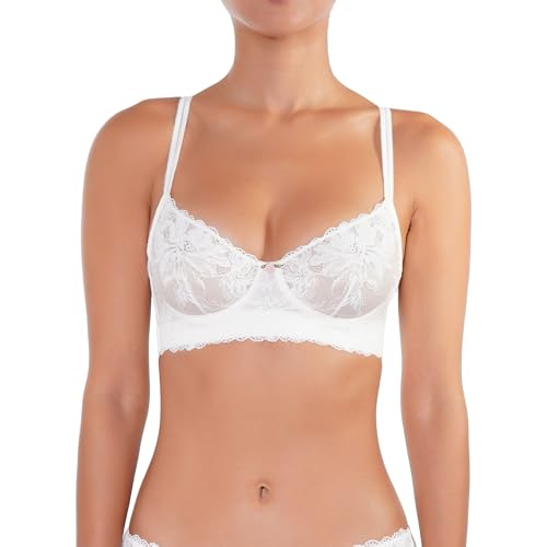 Photo 1 of Huit Women's Underwire Bra, Ivory
