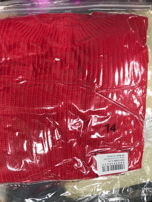 Photo 1 of girls red sweater - size 14y