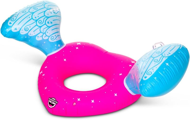 Photo 1 of BigMouth Inc. Kiddo Float, Inflatable Angel Heart Pool Tube with Wings, Durable, and Safety-Tested Vinyl
