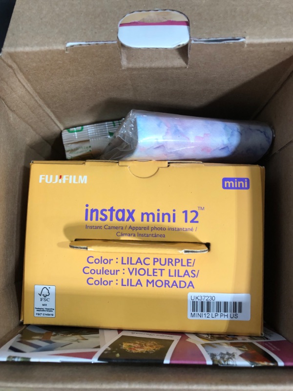 Photo 3 of Fujifilm Instax Mini 12 Purple Holiday Bundle 2023