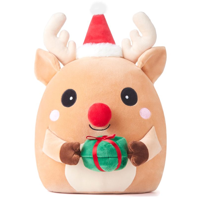 Photo 1 of Easfan 14’’ Christmas Reindeer Plush Pillow