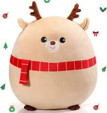 Photo 1 of Easfan 14’’ Christmas Reindeer Plush Pillow