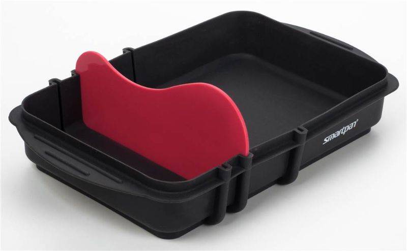 Photo 1 of 2.3L FlexyPan Multi-Bake Divided Baking Pan Silicone in Black
