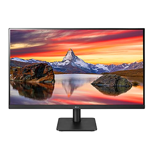 Photo 1 of LG 27MP400-B 27” Full HD (1920 x 1080) IPS Display with 3-Side Virtually Borderless Design, AMD FreeSync and OnScreen Control – Black Tilt