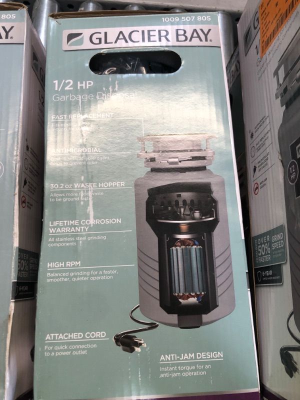 Photo 1 of TurboGrind 1/2 hp. Continuous Feed Garbage Disposal with Power Cord
