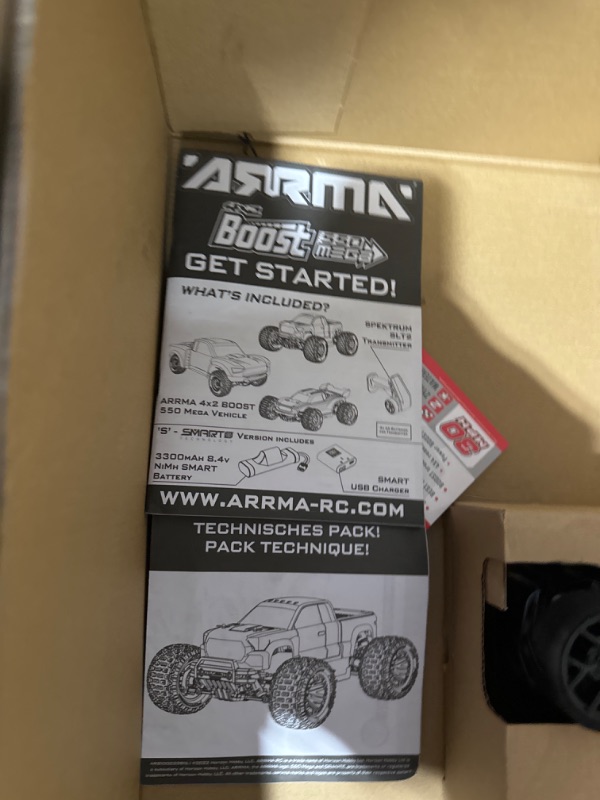 Photo 1 of **PARTS ONLY READ NOTES*ARRMA RC Truck 1/10 Granite 4X2 Boost MEGA 550 Brushed Monster Truck RTR (Batteries and Charger Not Included), Orange, ARA4102V4T1