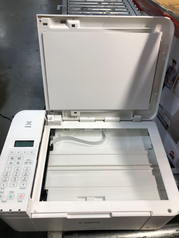 Photo 3 of Canon PIXMA TR4723 Wireless Color All-in-One Inkjet Printer, White - Print Copy Scan Fax - 2-Line LCD Display, 4800 x 1200 dpi, Auto 2-Side Printing, 20-Sheet ADF, Tillsiy TR4723/White