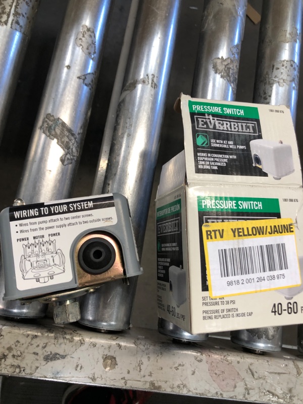 Photo 1 of Everbilt 40/60 Pressure Switch for Well Pumps