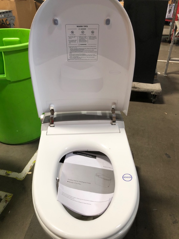 Photo 6 of ***READ NOTES***(FOR PARTS)
Luxury Smart Bidet Toilet with Auto Open/Close Lid, Heated Toilet Seat, Instant Warm Water and Dryer, Smart Toilet with Night Light, Digital Display ST03 Plus