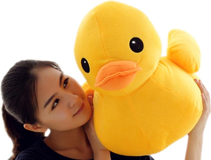 Photo 1 of Bansusu 50CM Plush Yellow Duck Soft Stuffed Animal Toy Sofa Decoration for Kids Birthday

