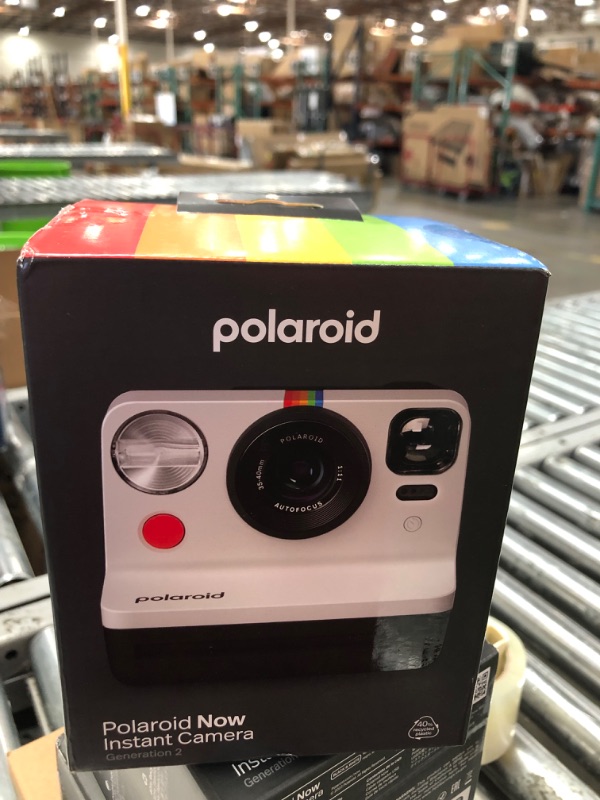 Photo 2 of Polaroid Now 2nd Generation I-Type Instant Film Camera - Black & White (9072)
