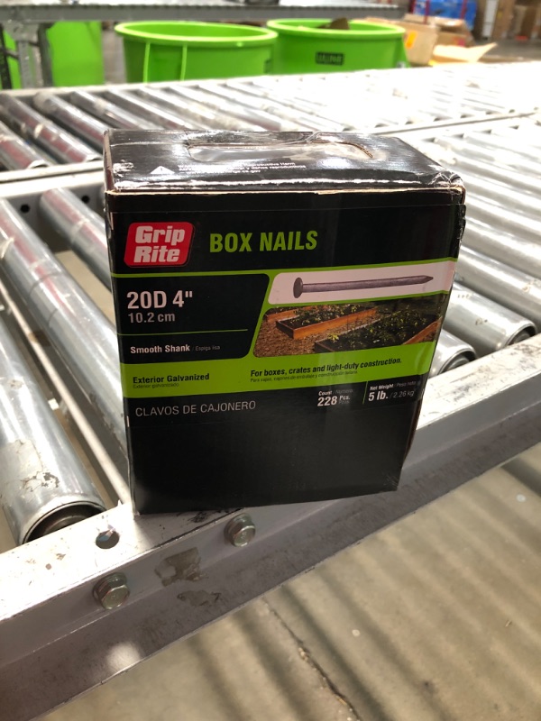 Photo 2 of #9 x 4 in. 20-Penny Hot-Galvanized Box Nails (5 lb.-Pack)