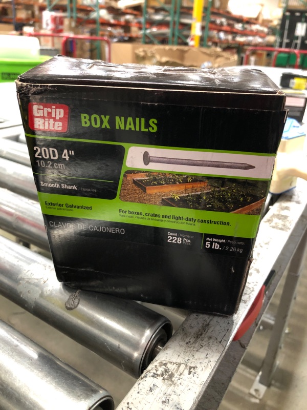 Photo 2 of #9 x 4 in. 20-Penny Hot-Galvanized Box Nails (5 lb.-Pack)