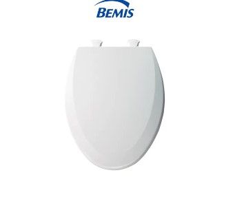 Photo 1 of Bemis Elongated Molded Wood Toilet Seat with Easy-Clean & Change ® Hinge
