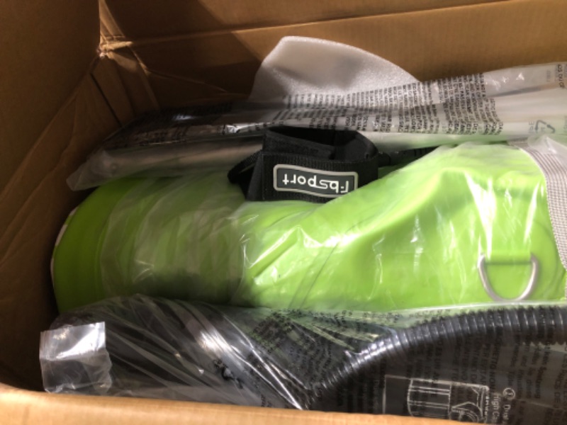 Photo 1 of FBSPORT Premium Inflatable Stand Up Paddle Board, Yoga Board with Durable SUP Accessories & Carry Bag | Wide Stance, Surf Control, Non-Slip Deck, Leash, Paddle and Pump for Youth & Adult Apple Green