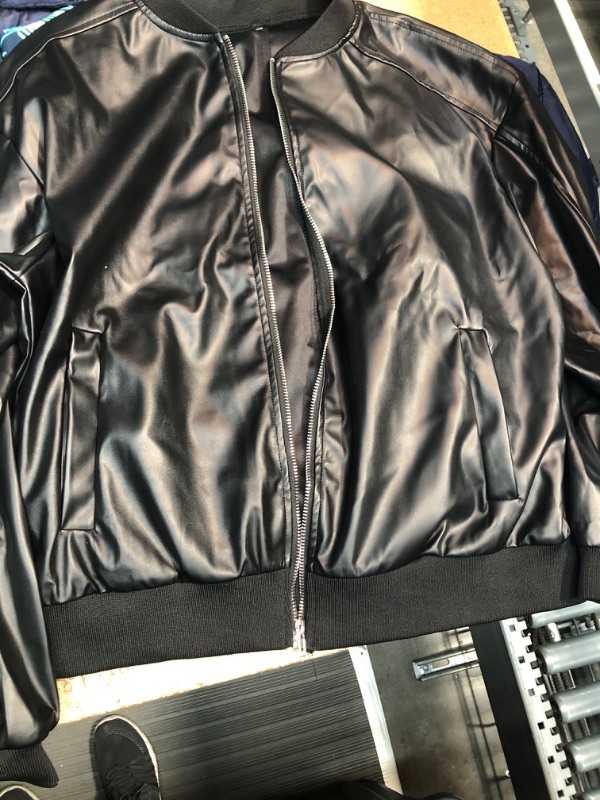 Photo 1 of Faux Leather Jacket medium