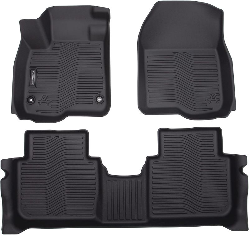 Photo 1 of **UNKNOWN MISSING MATS** Auxko All Weather Floor Mats Fits for Honda CR-V 2023 2024 TPE Rubber Liners Accessory for Honda CRV 2023 2024 Include Hybrid Odorless Anti-Slip Mats Black