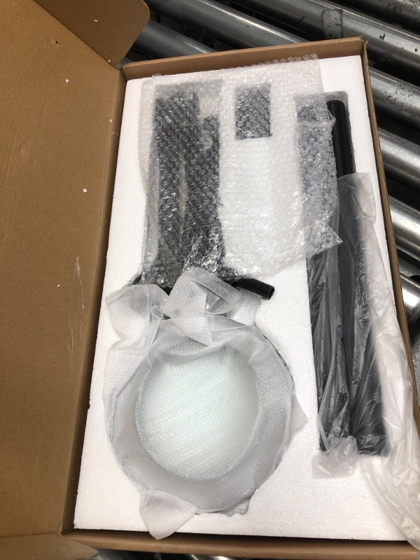 Photo 1 of 8X Magnifying Glass with Light and Stand, 3 Color Temperatures, Adjustable Brightness Magnifying Floor Lamp, Swing Arm Lighted Magnifier for Reading, Crafts and Close Work Round Floor Magnifier Lamp