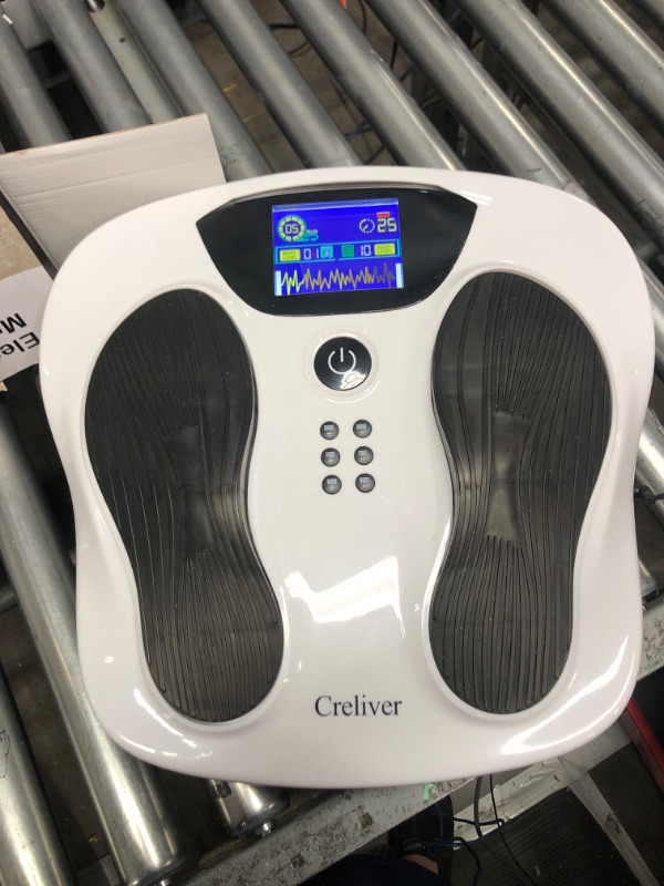 Photo 3 of CRELIVER Foot Circulation Plus EMS & TENS Foot Nerve Muscle Massager, Electric Foot Stimulator Improves Circulation, Feet Legs Circulation Machine Relieves Body Pains, Neuropathy (FSA or HSA Eligible)
