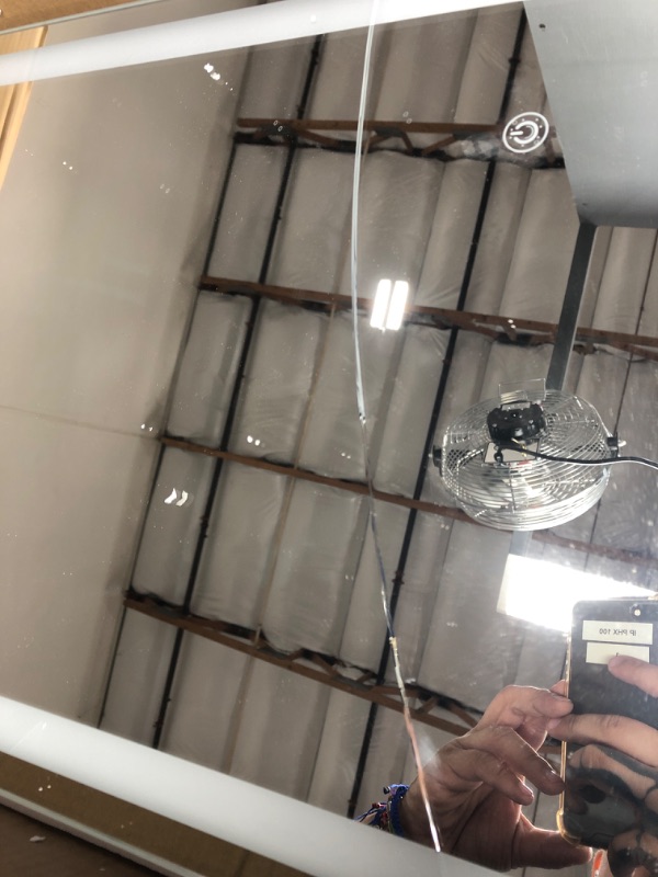 Photo 1 of HNEBC LED Mirror Jewelry Cabinet Standing, Lockable Jewelry Armoire Organizer Full Length Mirror with Storage, Adjustable Lights Jewelry Mirror for Women's Christmas Gifts (B-White)