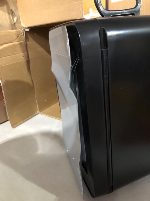 Photo 4 of ***MONOR DAMAGE*COSMETIC DAMAGE TO FRONT DOOR*METAL IS BENT*PICTURED***
FRIGIDAIRE Portable 10L, 15-can Mini Fridge Brushed Stainless Rugged Refrigerator, EFMIS188-SS