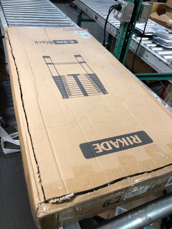 Photo 1 of Extension Ladder, 20.3FT RIKADE Aluminum Telescoping Ladder with Non-Slip Feet, Portable Telescopic Ladder