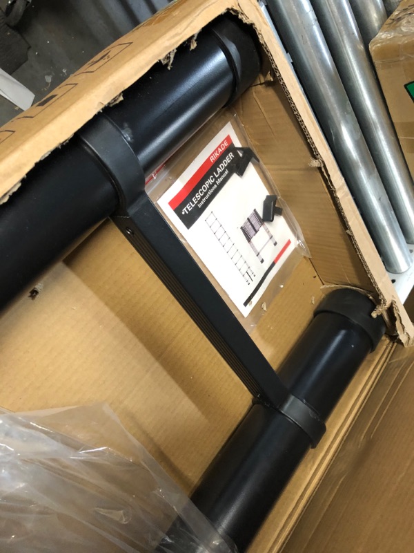 Photo 1 of Extension Ladder, 20.3FT RIKADE Aluminum Telescoping Ladder with Non-Slip Feet, Portable Telescopic Ladder