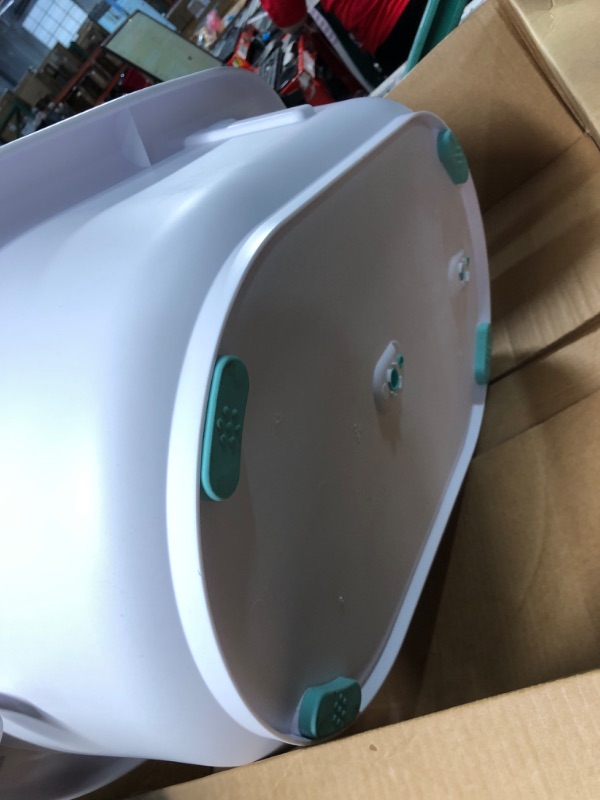 Photo 2 of 4-in-1 Grow-with-Me Bath Tub by Frida Baby Transforms Infant Bathtub to Toddler Bath Seat with Backrest for Assisted Sitting in Tub