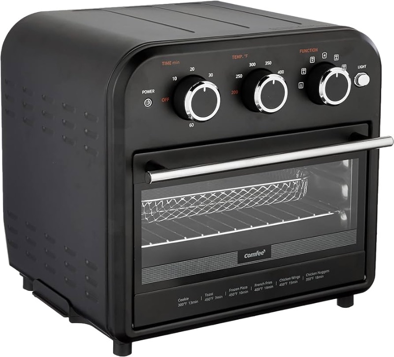 Photo 1 of COMFEE' Retro Air Fryer Toaster Oven, 7-in-1,