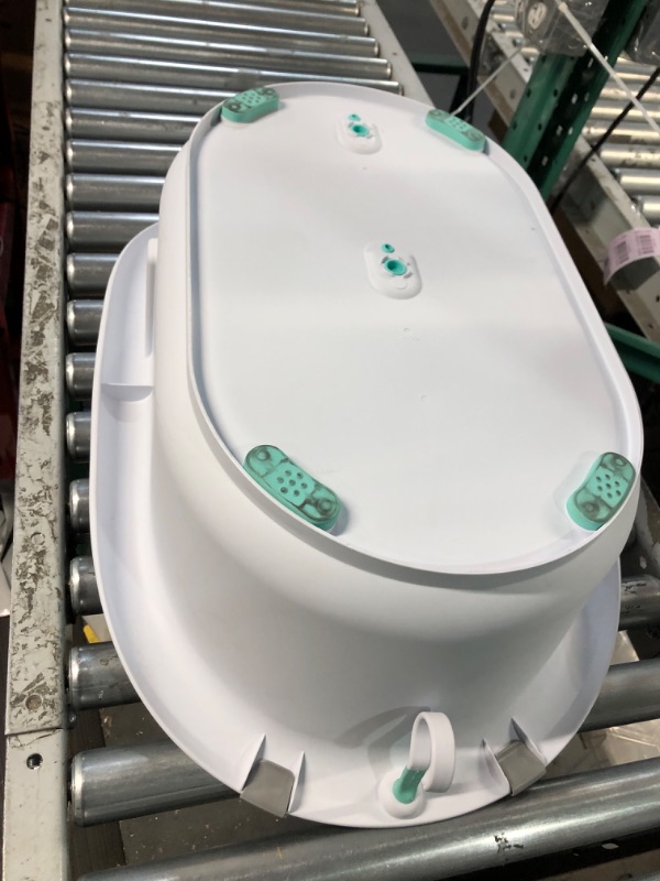 Photo 4 of 4-in-1 Grow-with-Me Bath Tub by Frida Baby Transforms Infant Bathtub to Toddler Bath Seat with Backrest for Assisted Sitting in Tub