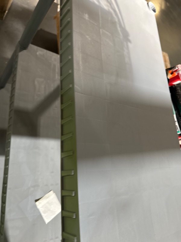 Photo 1 of ***DAMAGED READ NOTES***ceberg Rough n Ready Open Storage System, … plastic 32w x 13d x 54h, Platinum